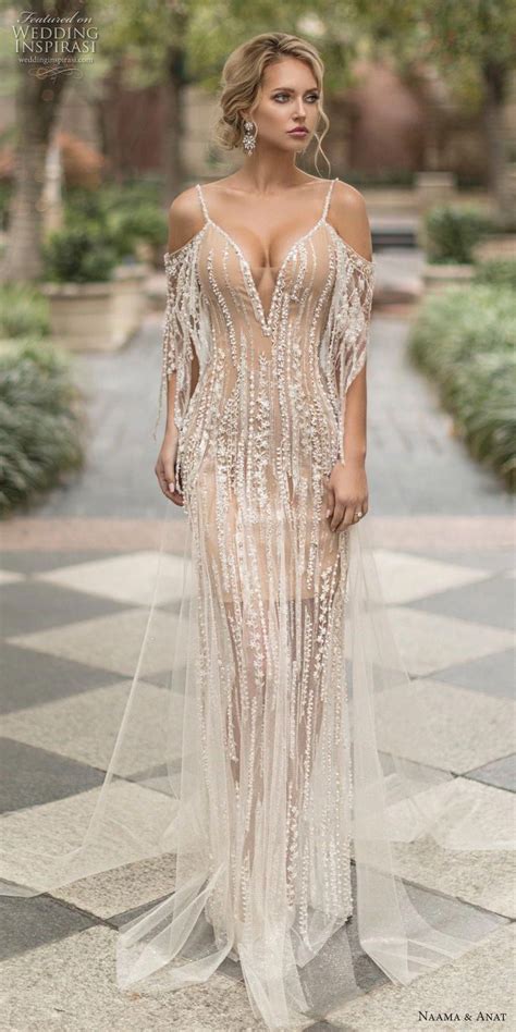 completely see through wedding dresses new wedding dress trend leaves little to the