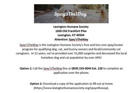 Free Spay And Neuter Vouchers Ky : Spay & Neuter | Anderson Humane ...