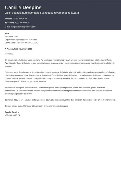 Application Letter Sample Exemple De Lettre De Motivation Pour Une My