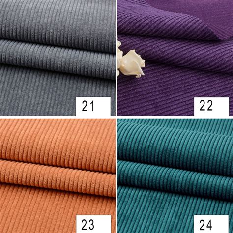 8 Wale Corduroy Fabric Soft Corduroy Fabric Solid Color Etsy