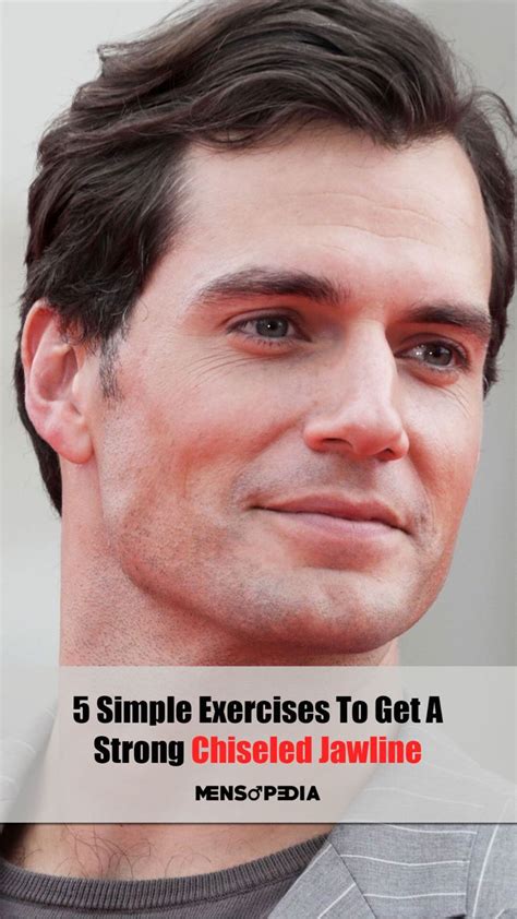 5 Simple Exercises To Get A Strong Jawline For Men Strong Jawline