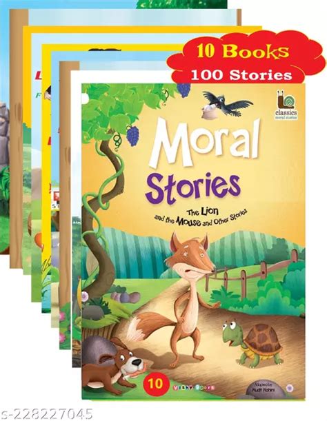 Story Book For Kids Set Of 10 Books Illustrated Fairy Tales