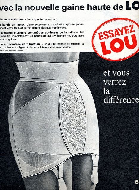 The 1960s Ad For Lou Girdle Girdle Vintage Girdle Foundation Bra