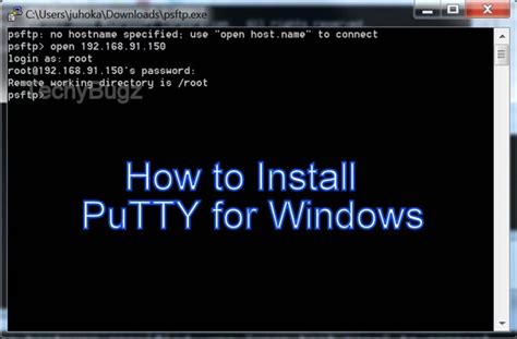How To Install Putty For Windows Client For Remote Shell Protocols