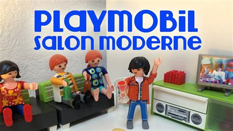 Playmobil Le Salon De La Maison Moderne Bianca Youtube