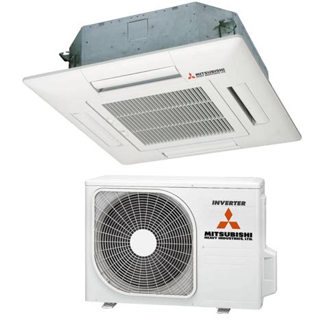 Ceiling air conditioner units are particularly suited to business environments, such as a offices, schools, restaurants and shops. Mitsubishi Ceiling Cassette Air Conditioner