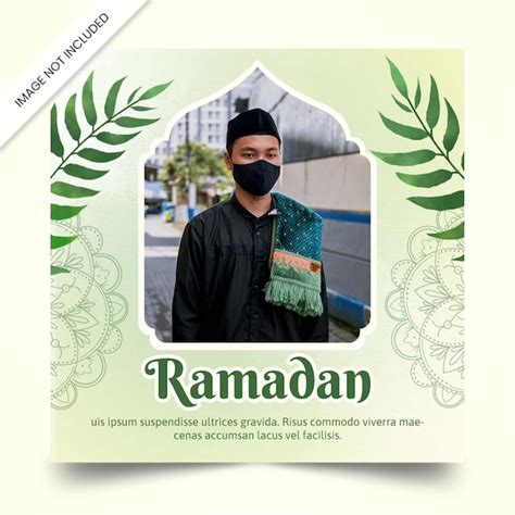 Premium Psd Ramadan Mubarak Social Media Design Post Template