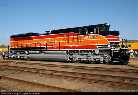 Union Pacific Emd Sd70ace At Roseville California By Ryan M Martin