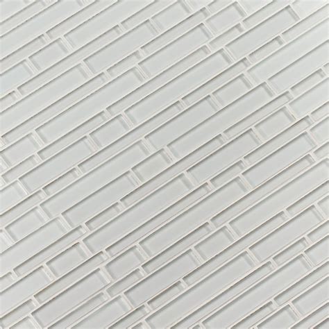 Ice 12x12 Interlocking Pattern Mosaic Tile Backsplash Tile Usa