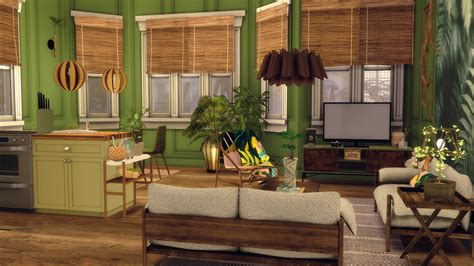 Soulsistersims Sims 4 Nature Tones Apt The Lot Features