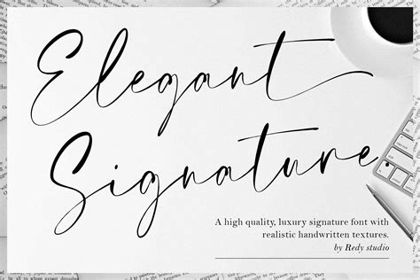 Elegant Signature Signature Fonts Beautiful Handwriting Styles