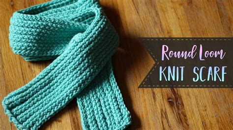 How To Loom Knit A Scarf E Wrap Purl And Slip Stitches For Beginners