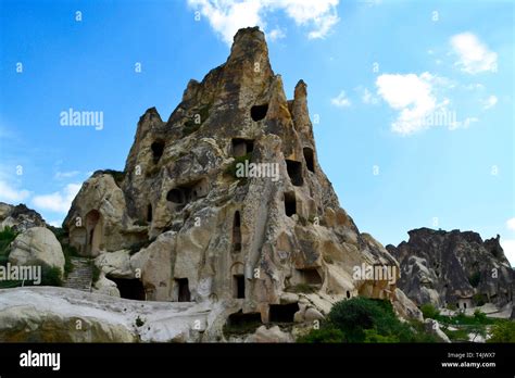 Ancient Cave Town In Goreme Cappadocia Turkey Stock Photo Alamy