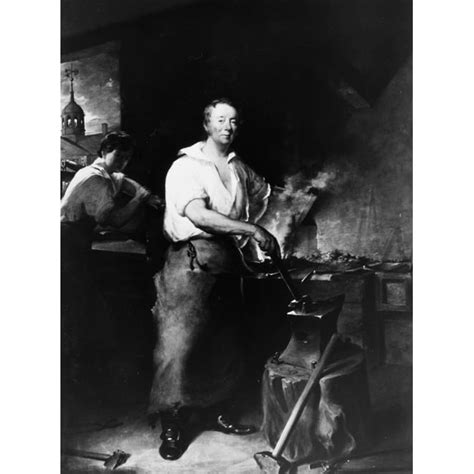 Stretched Canvas Art Neagle Blacksmith 1829 Npat Lyon At The