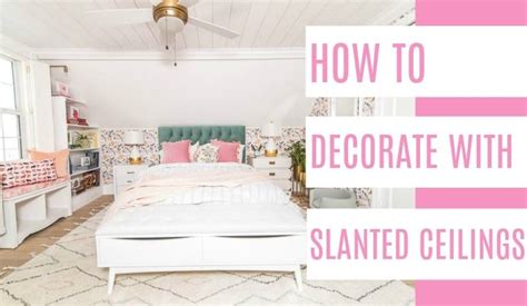 How to paint angled walls or slanted ceilings. Decorating with Slanted Ceilings | Slanted ceiling ...
