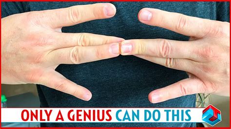 Only A Genius Can Do This Finger Trick Youtube