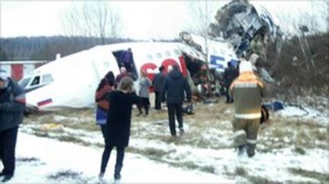 Two Dead As Engine Failure Airliner Lands In Moscow Bbc News