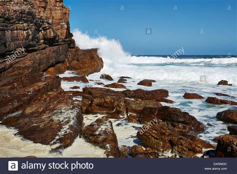 Waves Of The Atlantic Ocean Breaking At The Rocks Of Cape Of Good Hope