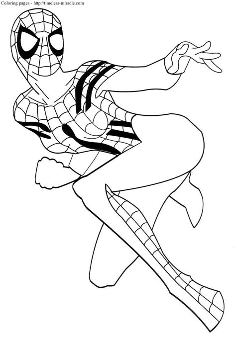Spider Girl Coloring Pages Timeless