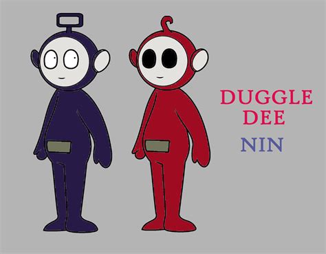 Slendytubbies Tiddlytubbies Duggle Dee And Nin By Plplm On Deviantart
