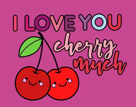 Desenho De I Love You Cherry Much Pintado E Colorido Por Usu Rio N O Registrado O Dia De Maio