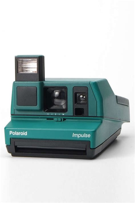 Impossible Vintage Impulse Green Polaroid Instant Camera Set Urban