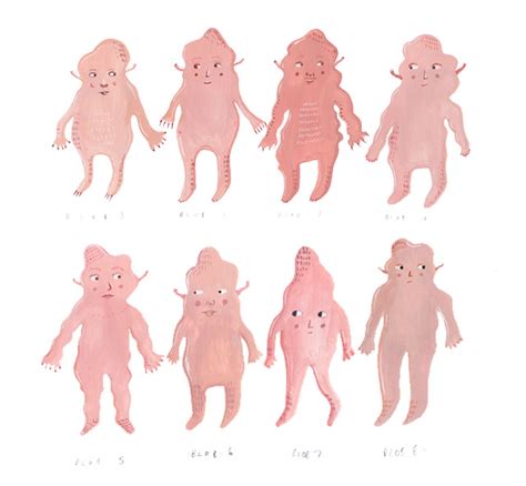 Blob Development Gouache Illustrations Of Blob Characters Flickr
