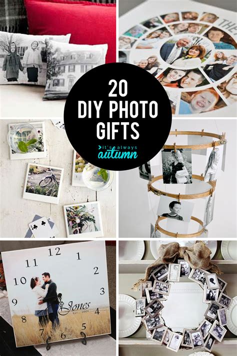 Forget all the cheesy gift ideas for moms that are out there. 20 fantastic DIY photo gifts perfect for mother's day or ...
