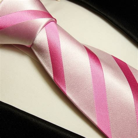 Pink Extra Long Xl Necktie Set 2pcs 100 Silk Mens Tie By Paul Malone