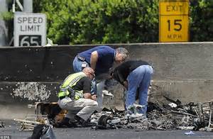 Plane Crashes Onto Atlanta Highway Moments After Taking Off Killing 4