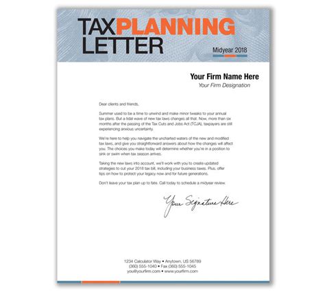 An llc usually has the letters llc or ltd. Tax Planning Letters (Subscription) - Item: #33-331