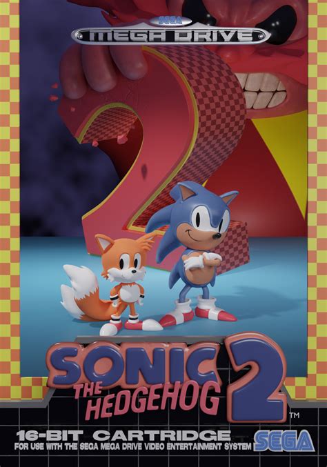 Sonic The Hedgehog 2 Box Art Finished Projects Blender Artists