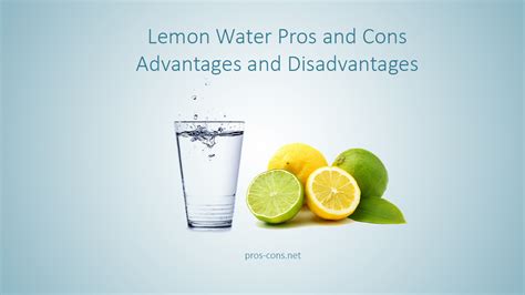 Pros And Cons Of Drinking Warm Lemon Water Archives Pros Cons Guide