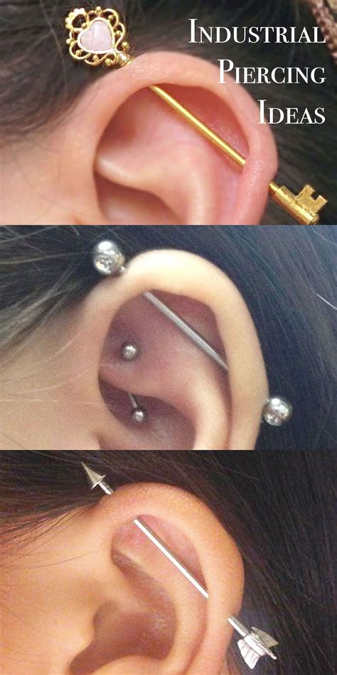 Cute And Unique Ear Piercing Ideas Kylie Jenner 14g Industrial