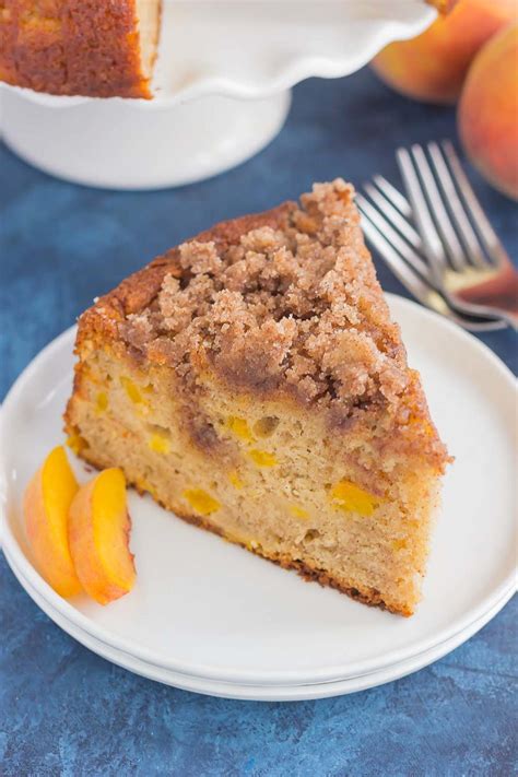 Fresh Peach Cake | FaveSouthernRecipes.com