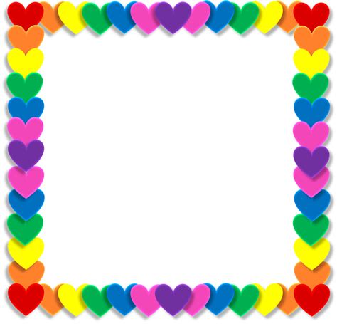 Rainbow Frame Png Rainbow Frame Png Transparent Free For Download On