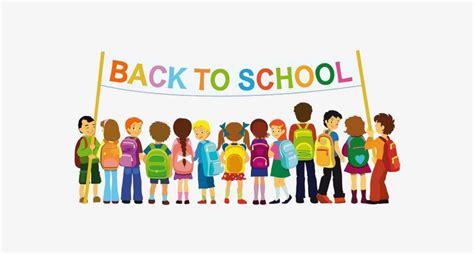 Back To School Kids Png Transparent Back To School Cartoon