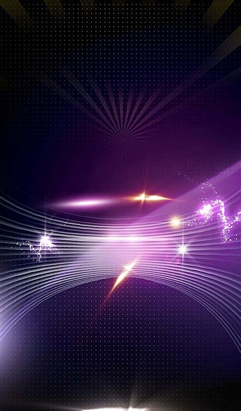 An Abstract Purple Background With Stars And Lines