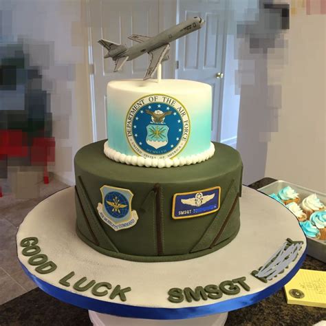 Her husband is a navy pilot. Air Force Retirement Cake on Cake Central | cake decorating ideas in 2019 | Retirement cakes ...