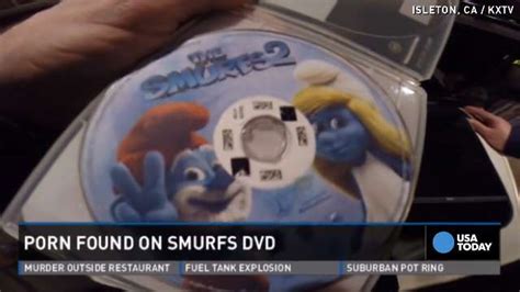 Man Finds Porn On Smurfs 2 Dvd