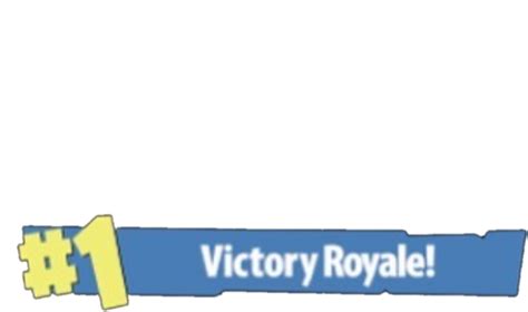 Fortnite Victory Royale Png Image Background Png Arts
