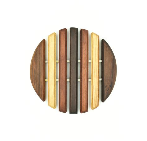 Round Wooden Trivet Camphill Village Store