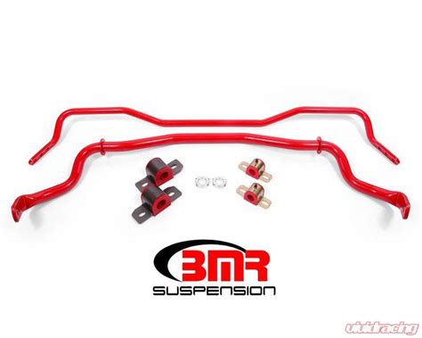 Bmr Suspension Sway Bar Kit With Bushings Front Red Sb044 Rear Sb045