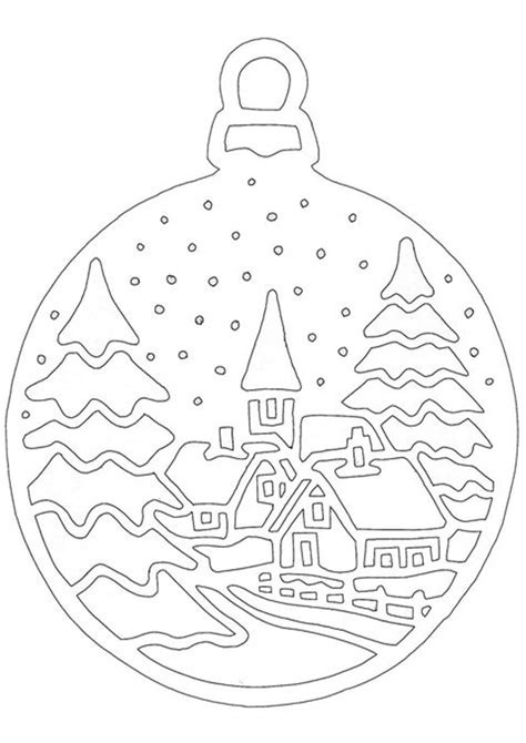 ornament coloring pages printable Ornament christmas coloring printable pages color cartoons