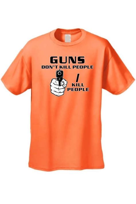Mensunisex Guns Dont Kill People I Kill People Short Sleeve T Shirt Ebay