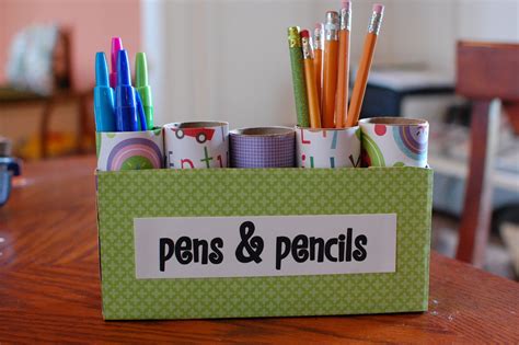 Random Thoughts Of A Supermom Pen And Pencil Caddy Kids Recycling