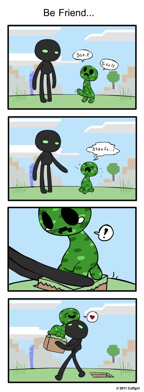 Creeper And Enderman By Coffgirl On Deviantart