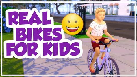 🚲kids Can Ride Bikes Too 😮 Pandasama Bgc Kids Bike Sims 4 Mod
