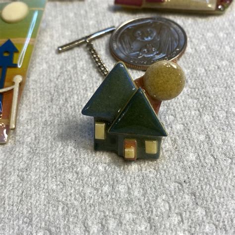 Vintage House Pins By Lucinda Lot 4 Pcs Ebay