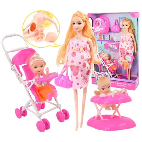 The Magic Toy Shop 11 Pregnant Doll With Accessories On Onbuy